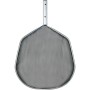 Planet Pool Profi Oberflächenkescher in Silber und Schwarz für die Poolreinigung.