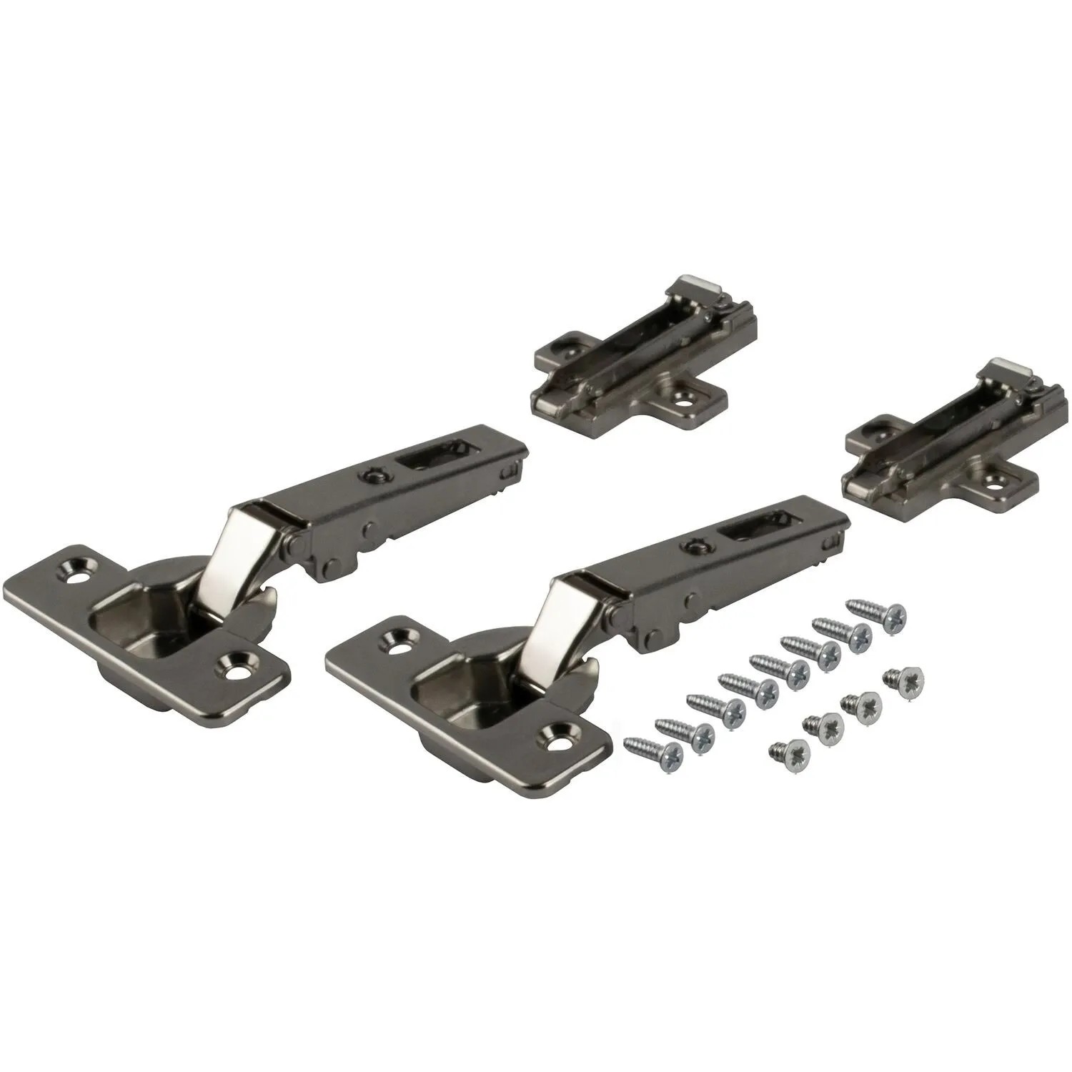 Accuride Scharnier Set 1432 für Innenliegende Türen 19-20,6 mm Stahl Vernickelt