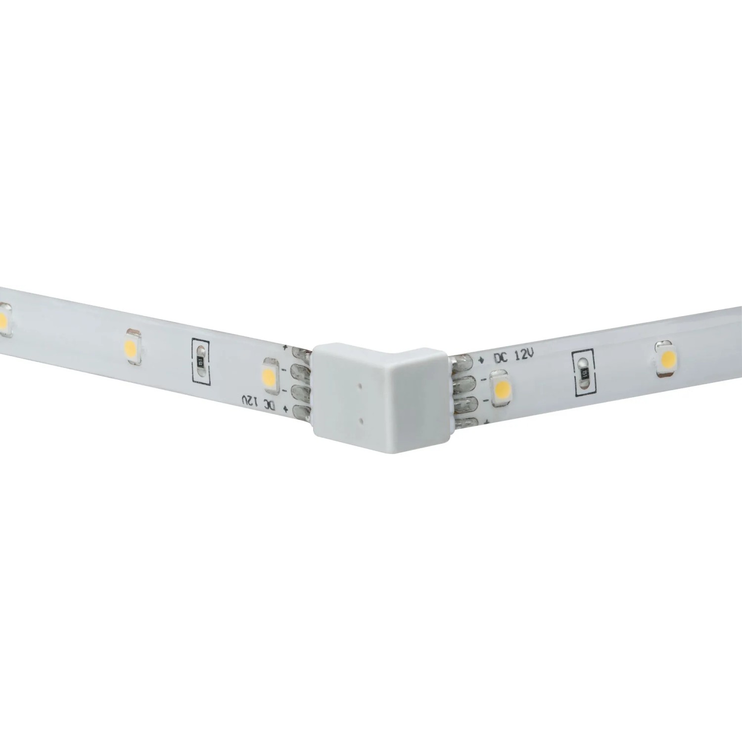 Paulmann YourLED Eckverbinder, 4er-Pack, weiß-schwarz, für LED-Streifen
