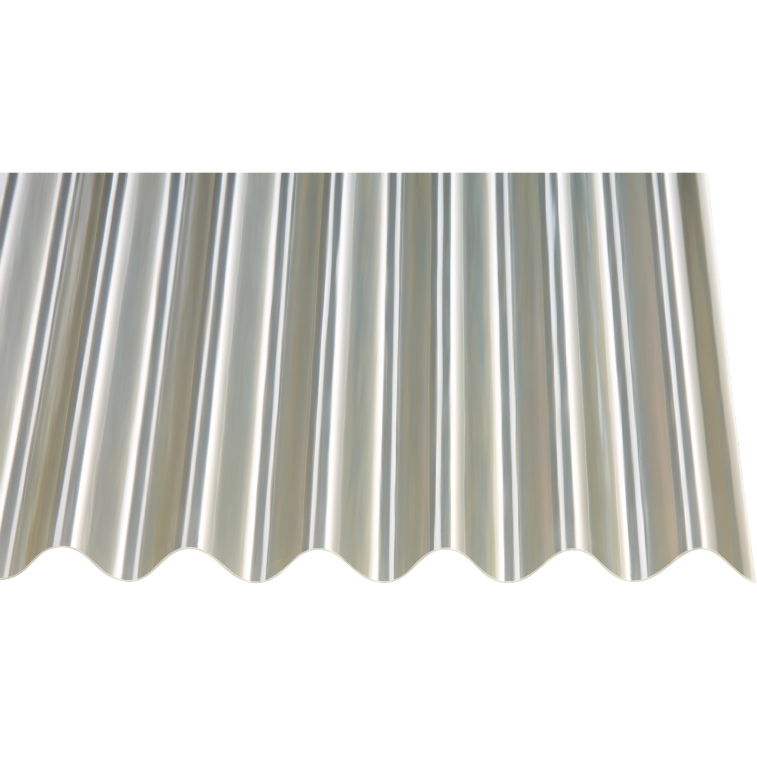 Profilplatte Polyester 76/30 Natur 2000 mm x 910 mm