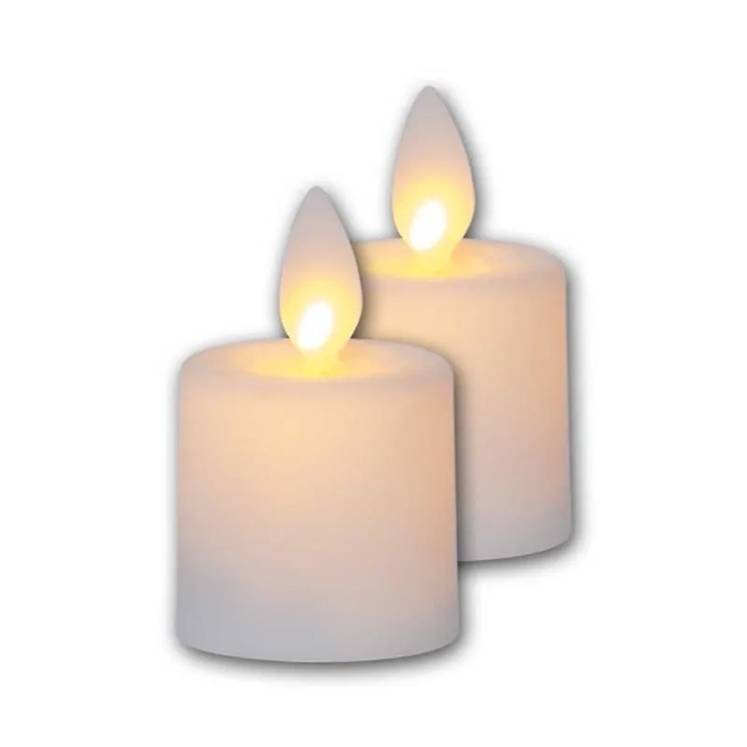 Star Trading 2er Set Mini LED-Kerzen M-TWINKLE 6x38cm Mi Timer