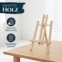 Artina Manchester Tischstaffelei 2er Set aus Holz, 28cm hoch, für Hobby und Präsentation.