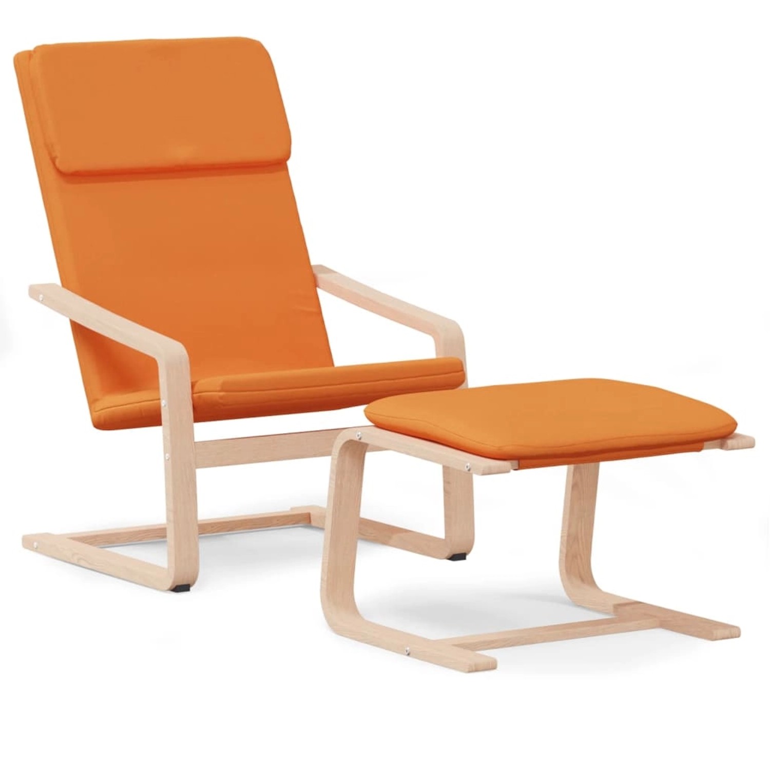 vidaXL Relaxsessel mit Hocker Dunkelgelb Stoff 3154420 günstig online kaufen
