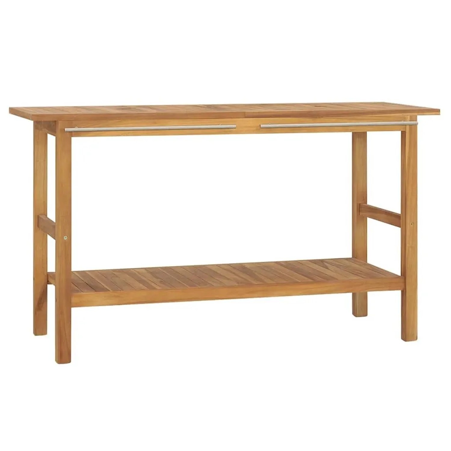 vidaXL Waschtisch Massivholz Teak 132x45x75cm 318482