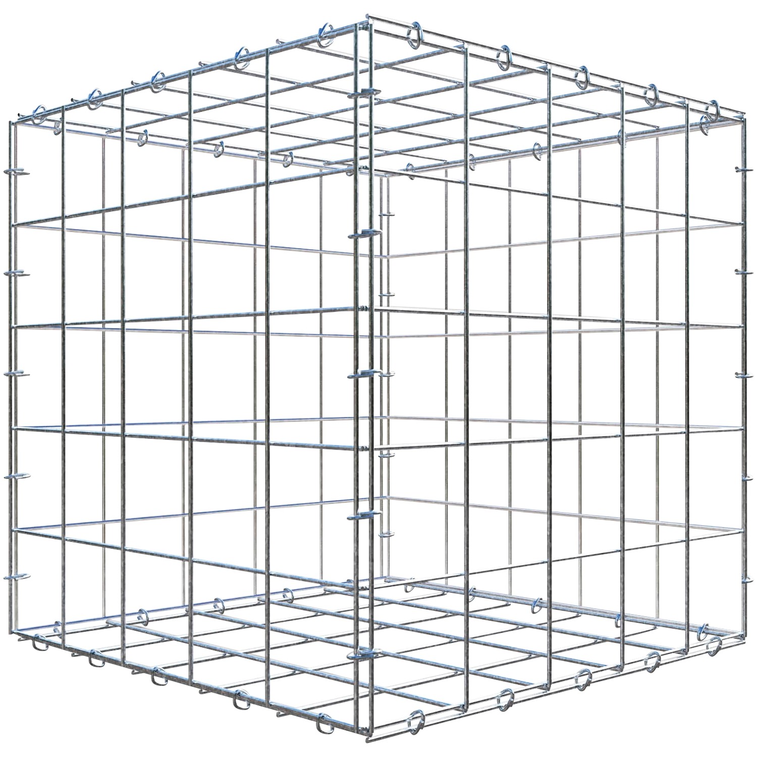 Thumbnail - Gabiona C-Ring-Gabione 50 x 50 x 50 cm Maschenw 10 x 10 cm