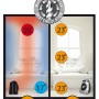 Vergleich: Raumtemperatur mit normalem Heizlüfter vs. Vornado Heizlüfter VH200, silber-schwarz.