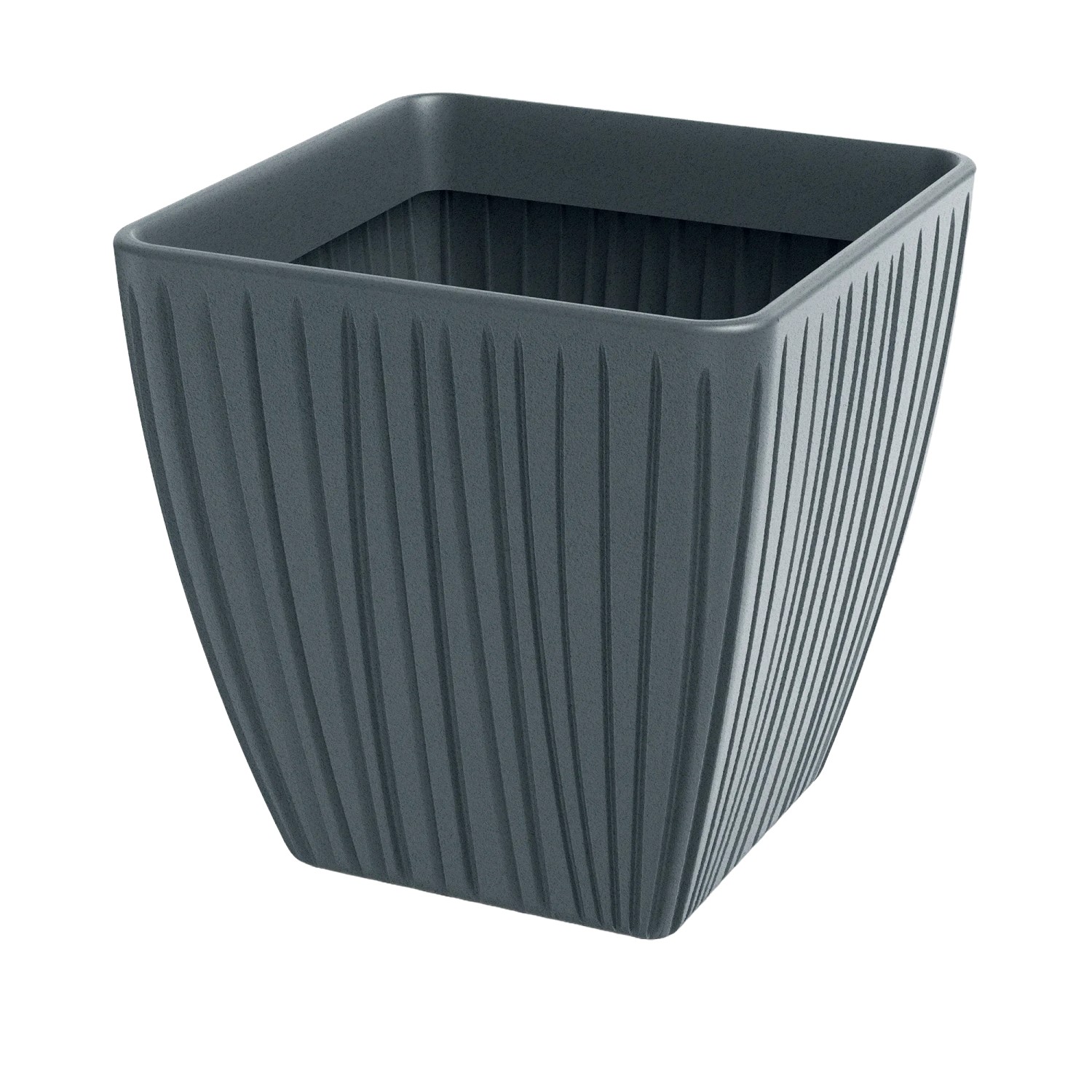 Prosperplast Blumentopf Fero Square 48 cm x 48 cm x 48 cm Betongrau