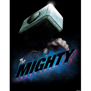Avengers Wandbild: Thors Hammer "The Mighty" (30x40 cm), gerollt. Comic-Druck für Marvel-Fans.