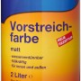Dose Vorstreichfarbe, 2 Liter, für innen und außen. Grundierung mit hoher Füllkraft.
