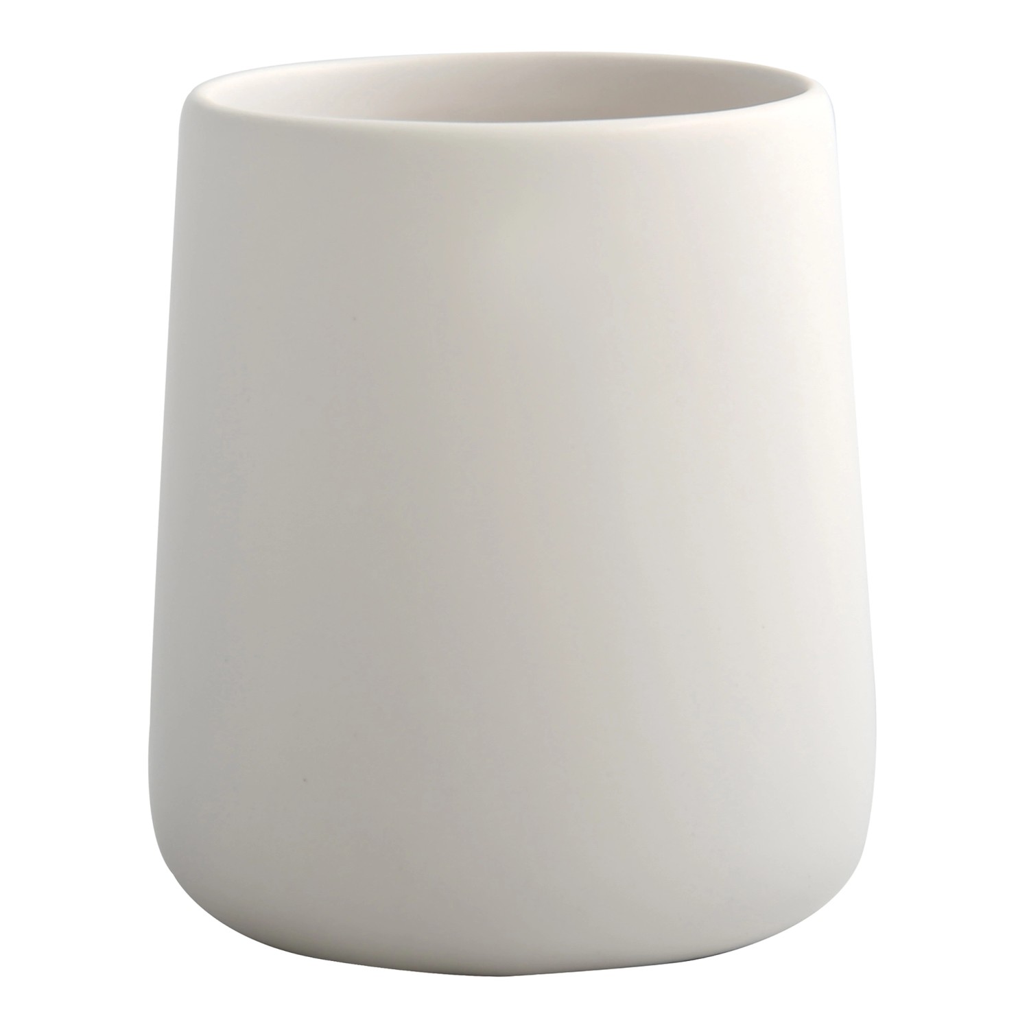 MSV Zahnputzbecher Maonie Keramik Ø 8,5 cm x 10 cm Weiß günstig online kaufen