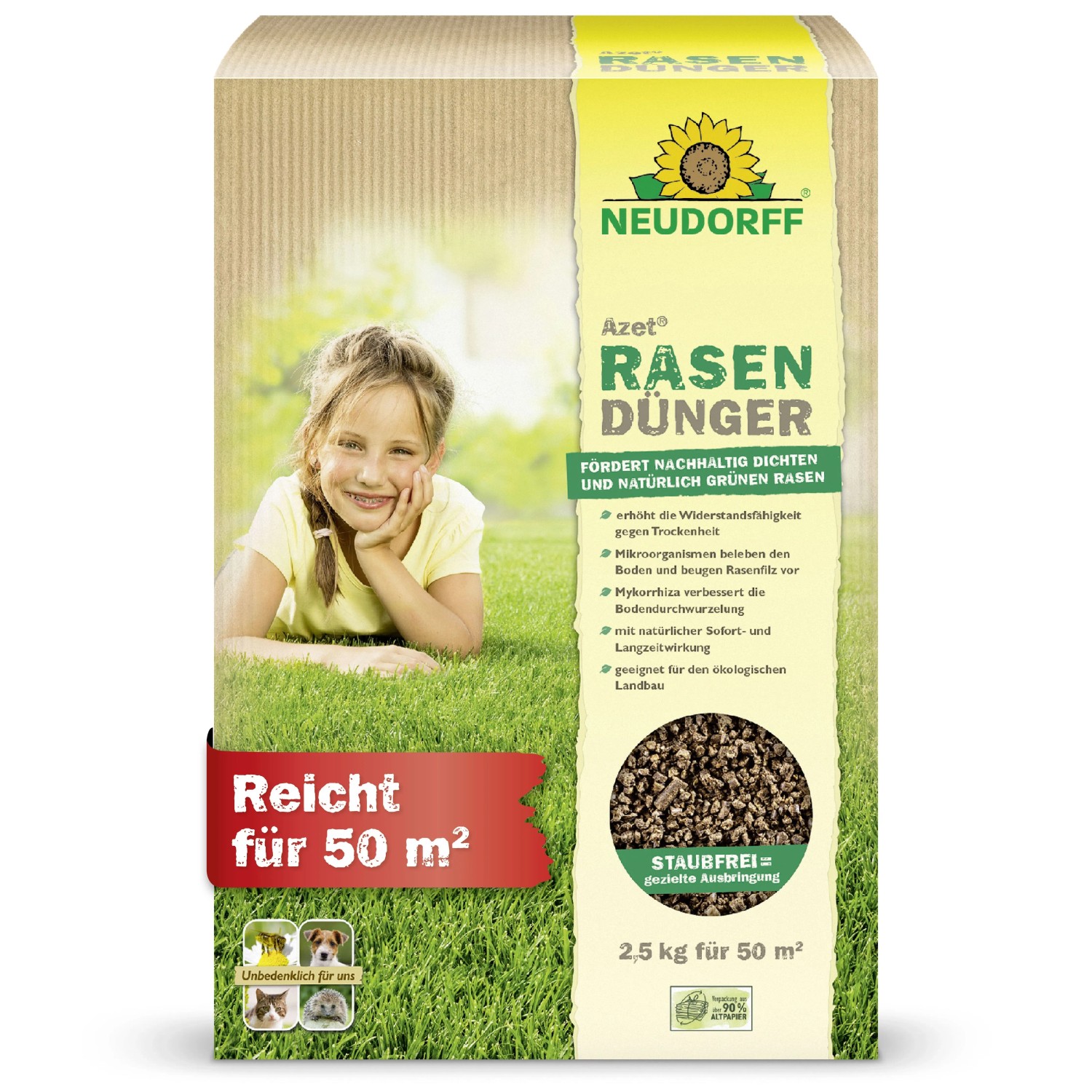 Neudorff Azet Rasen-Dünger 2,5 kg