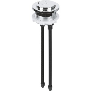 Grohe 2-Mengen Druckknopf in Chrom für Spülkästen, Aufputzmontage.