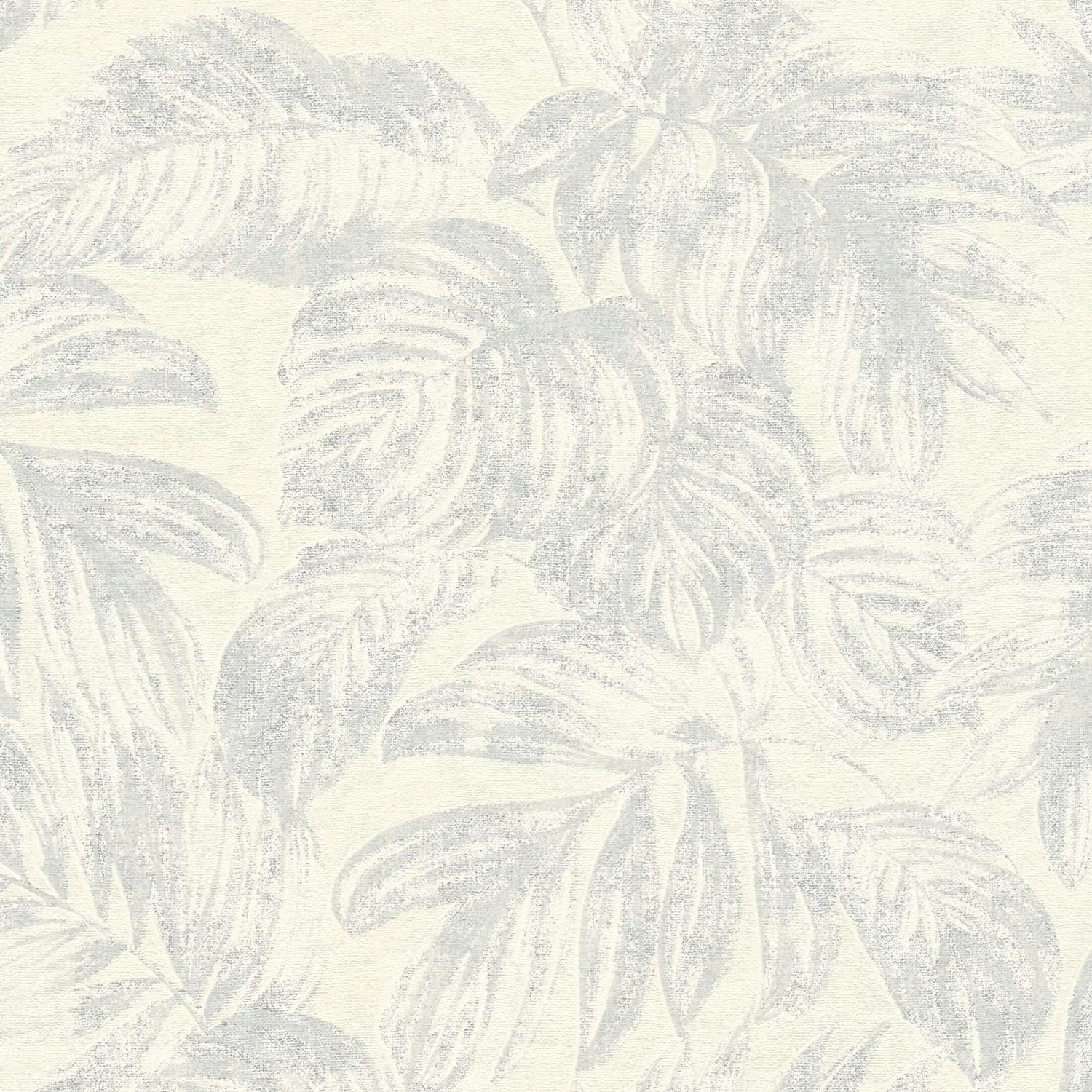 PROFHOME 393403-GU Natur Tapete Floral metallische Akzente Weiß Silber 0,53 günstig online kaufen