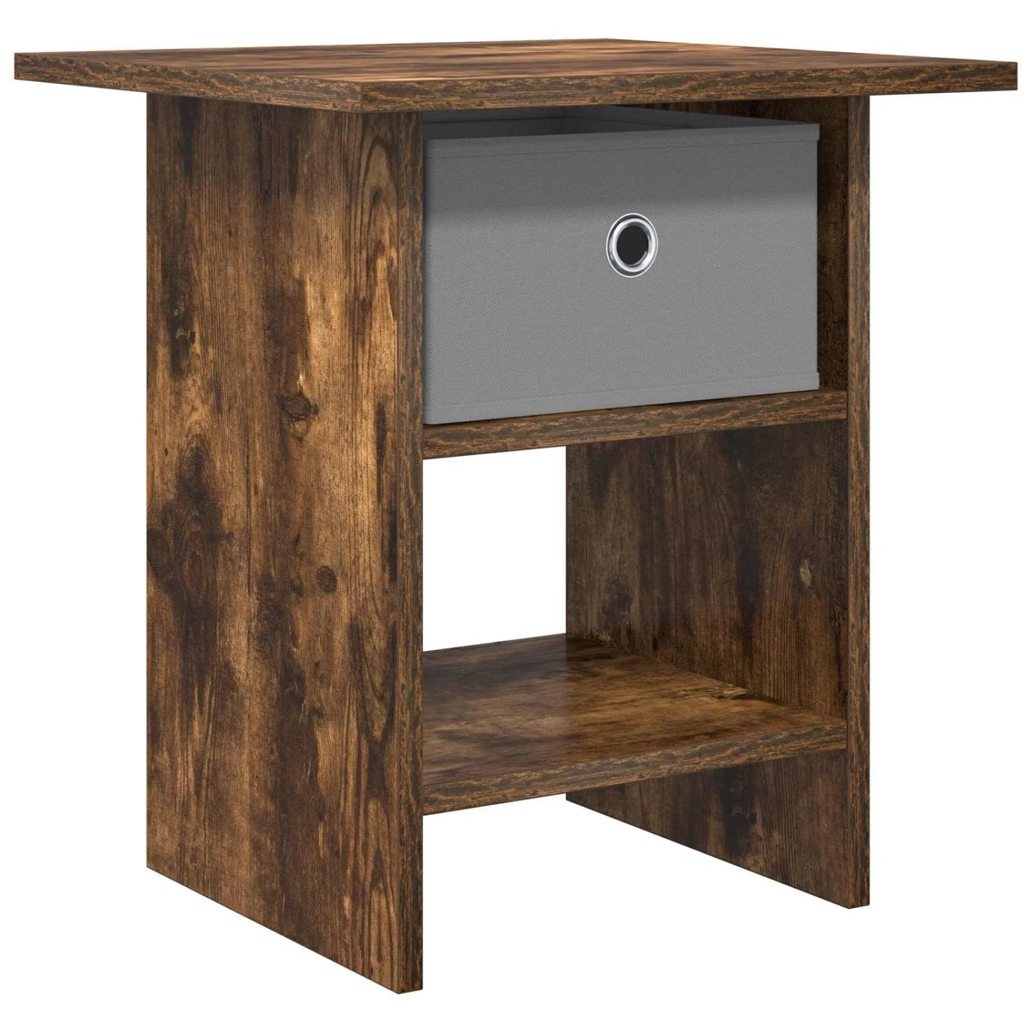 vidaXL Nachttisch Geräucherte Eiche 41 x 40 x 45 cm Holzwerkstoff 8000444