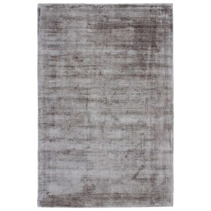 MeGusta Kurzflor Teppich Clara, 200x290 cm, Silber im Vintage Used-Look.