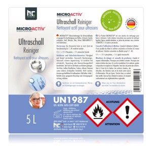 Microactiv Ultraschallreiniger 5l für Ultraschallbad zur Reinigung von Schmuck, Brillen und mehr.