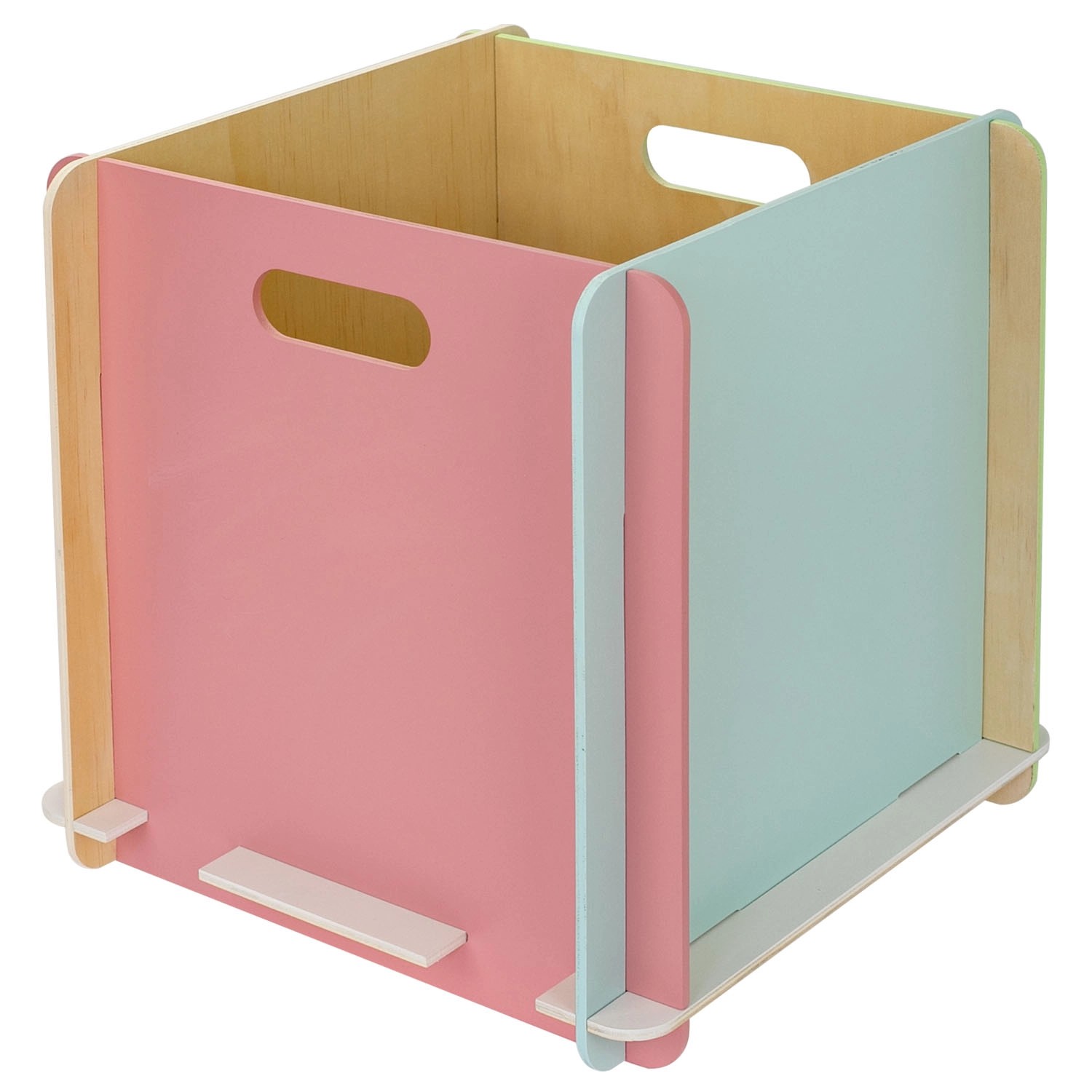 HMF Aufbewahrungsbox 3740 Holz zum Zusammenstecken 32cm in Mehrfarbig