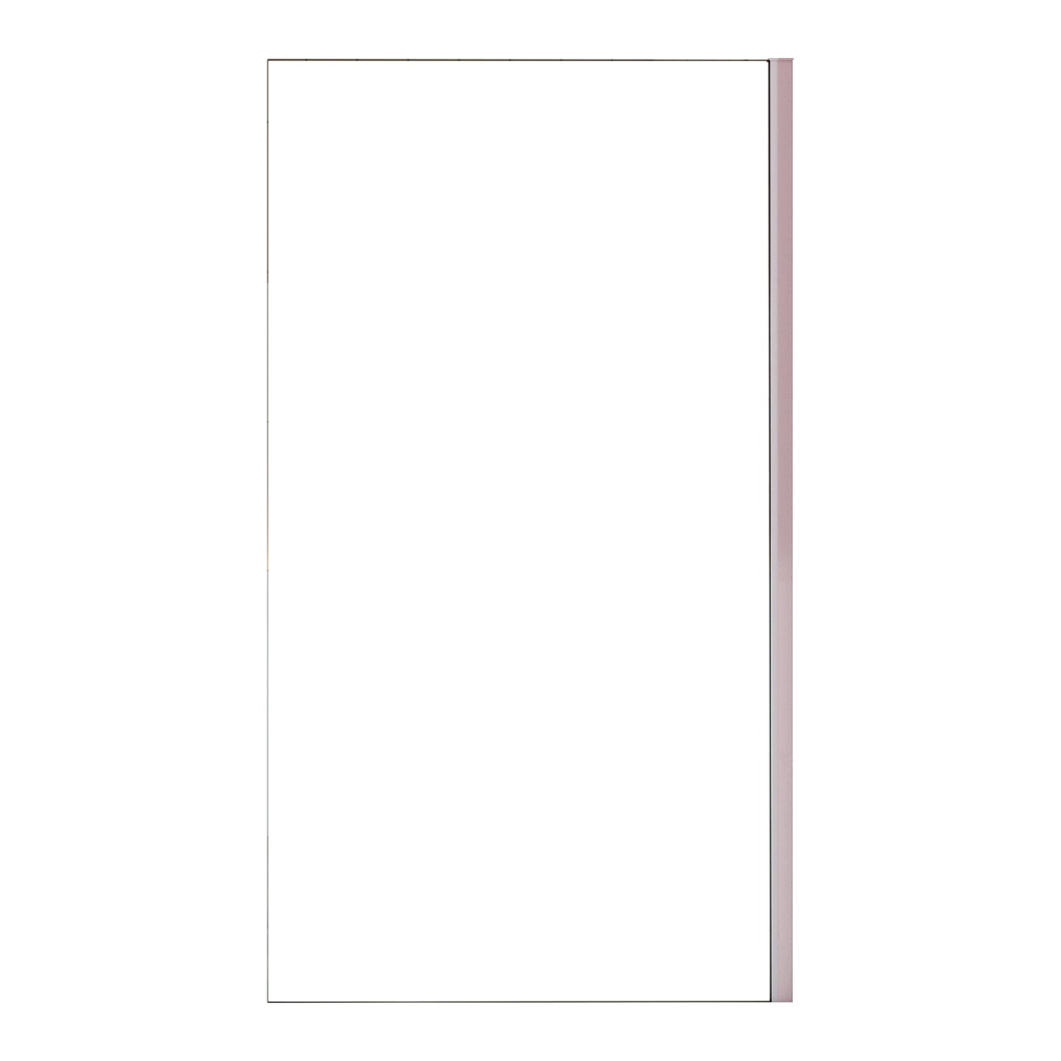 AICA 75x140cm Chrom Glänzend Rechteckige Badewannenaufsatz 6mm ESG Nanoglas Duschabtrennung Duschwand