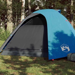 vidaXL Kuppel-Campingzelt 4 Personen Blau Wasserdicht 94336