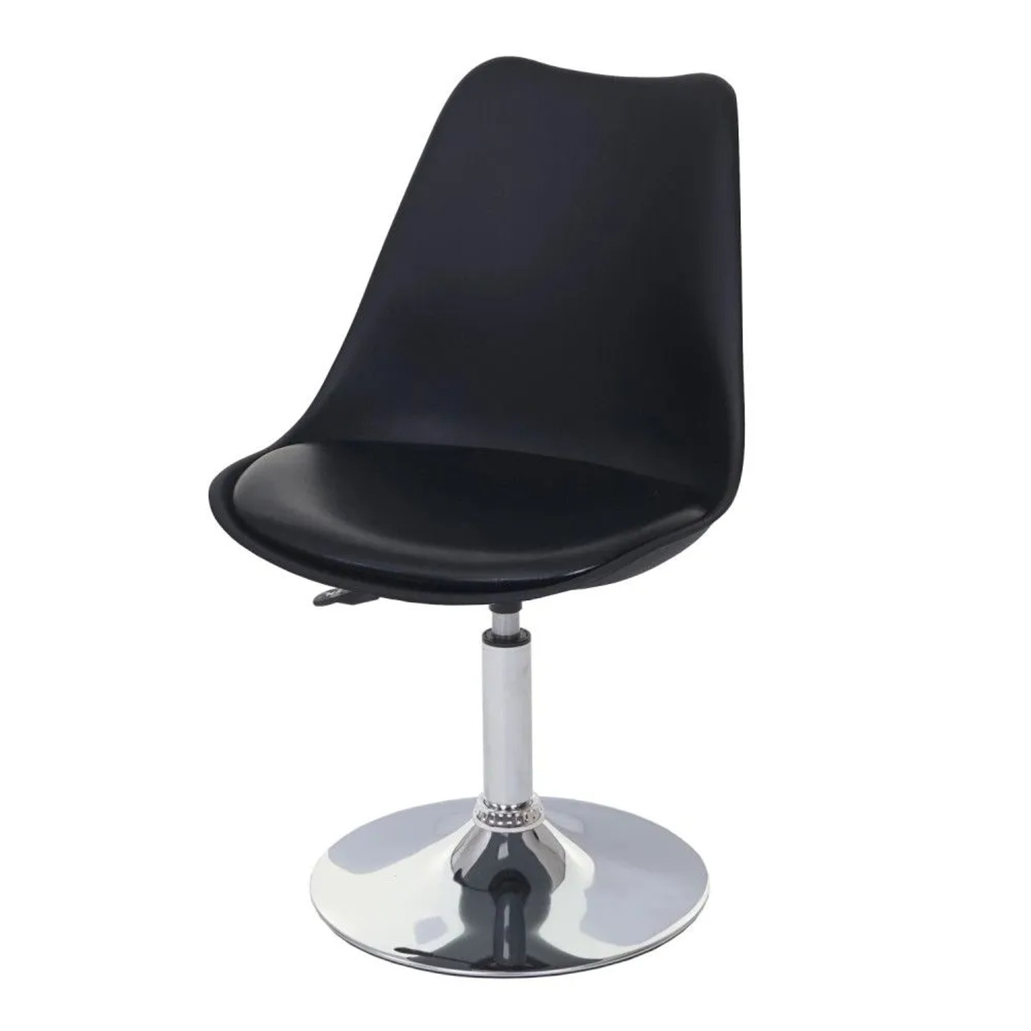 MCW Esszimmerstuhl Vaasa T501 2er-Set Schwarz Chromfuß