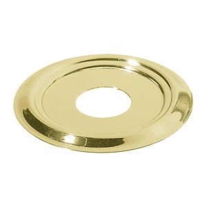 Basi Abdeckrosette aus Messing für Türspion, goldfarben.