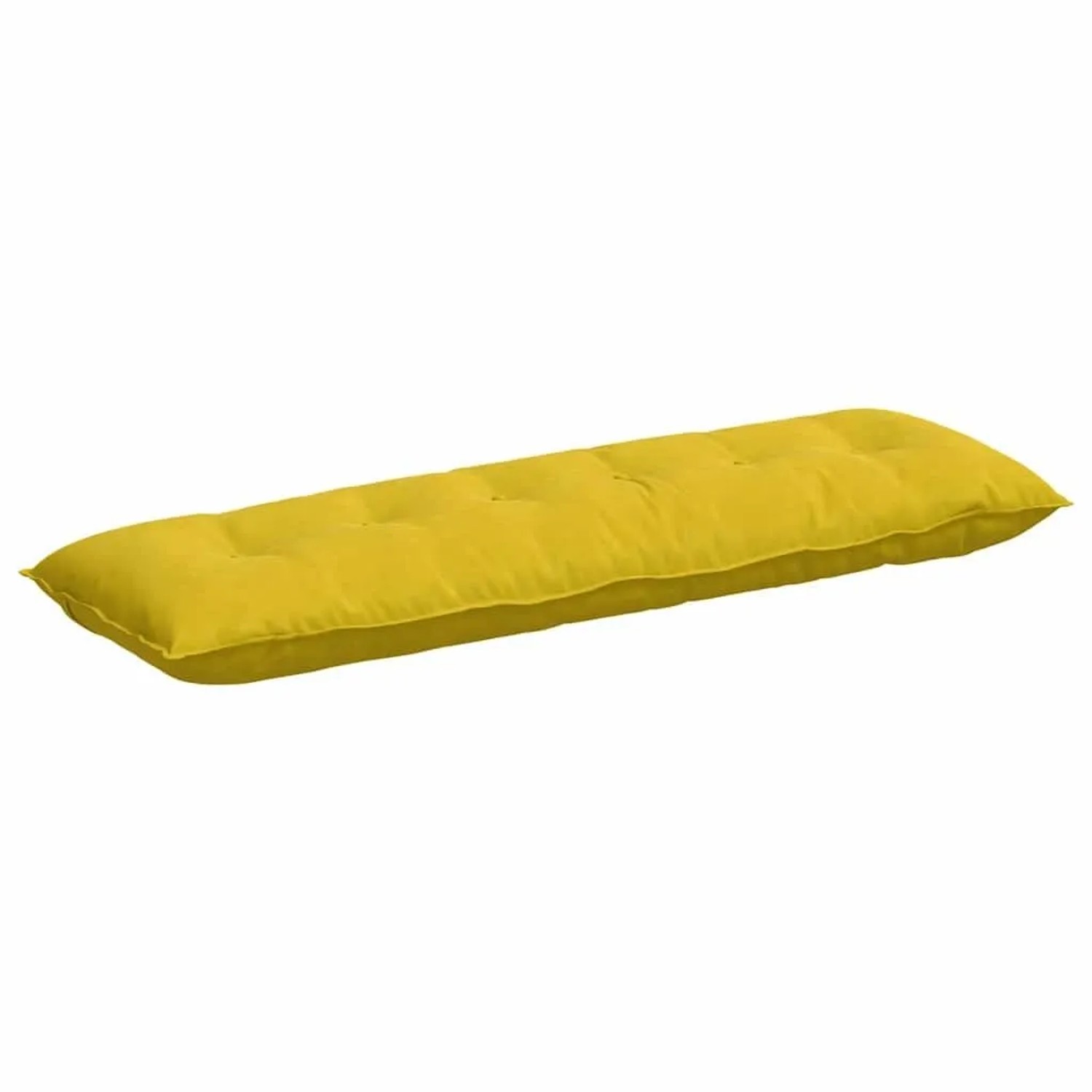 vidaXL Rückenkissen Gelb 160 x 50 cm Cordstoff 42014897