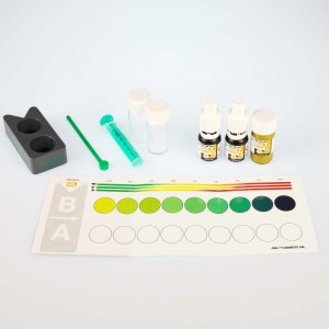 JBL ProAquaTest SiO2 Silikat Wassertest Set für Aquarien und Teiche, inkl. Zubehör.