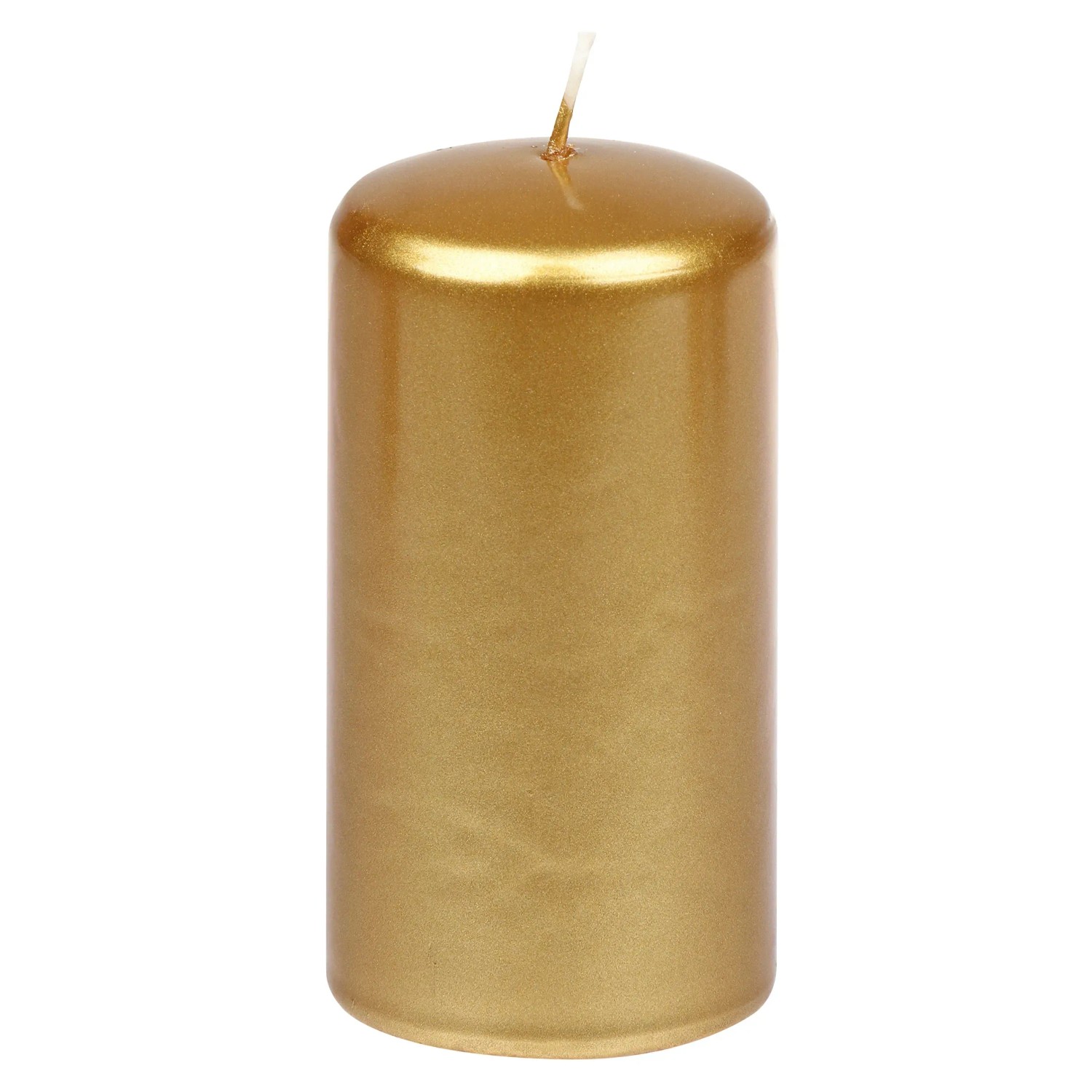 Steinhart Stumpenkerze Brilliance Ø 5,7 cm x 11 cm Gold