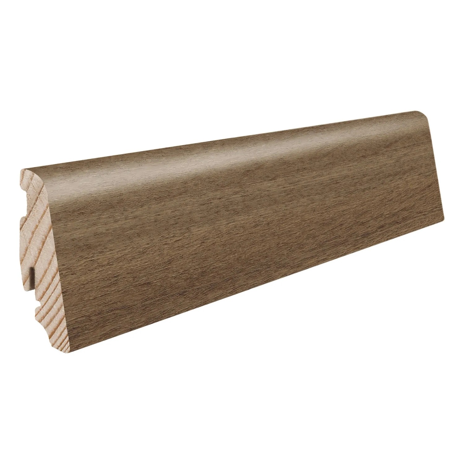 Living by Haro Sockelleiste Eiche 58 mm x 19 mm x 2.200 mm Schokobraun