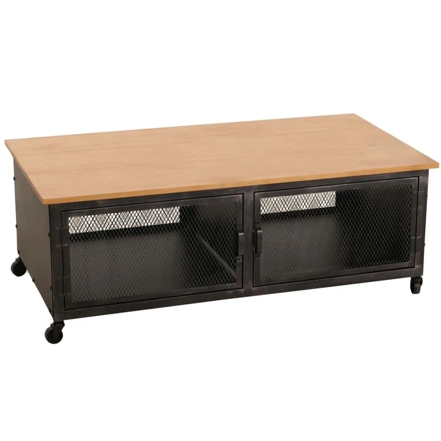 MCW Couchtisch N28 Schwarz Natur