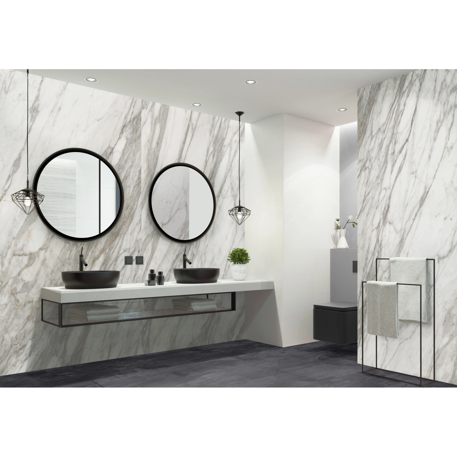 Nordholm Paneel Splash Board Signature 2800 x 1230 x 4 mm Venato Flow