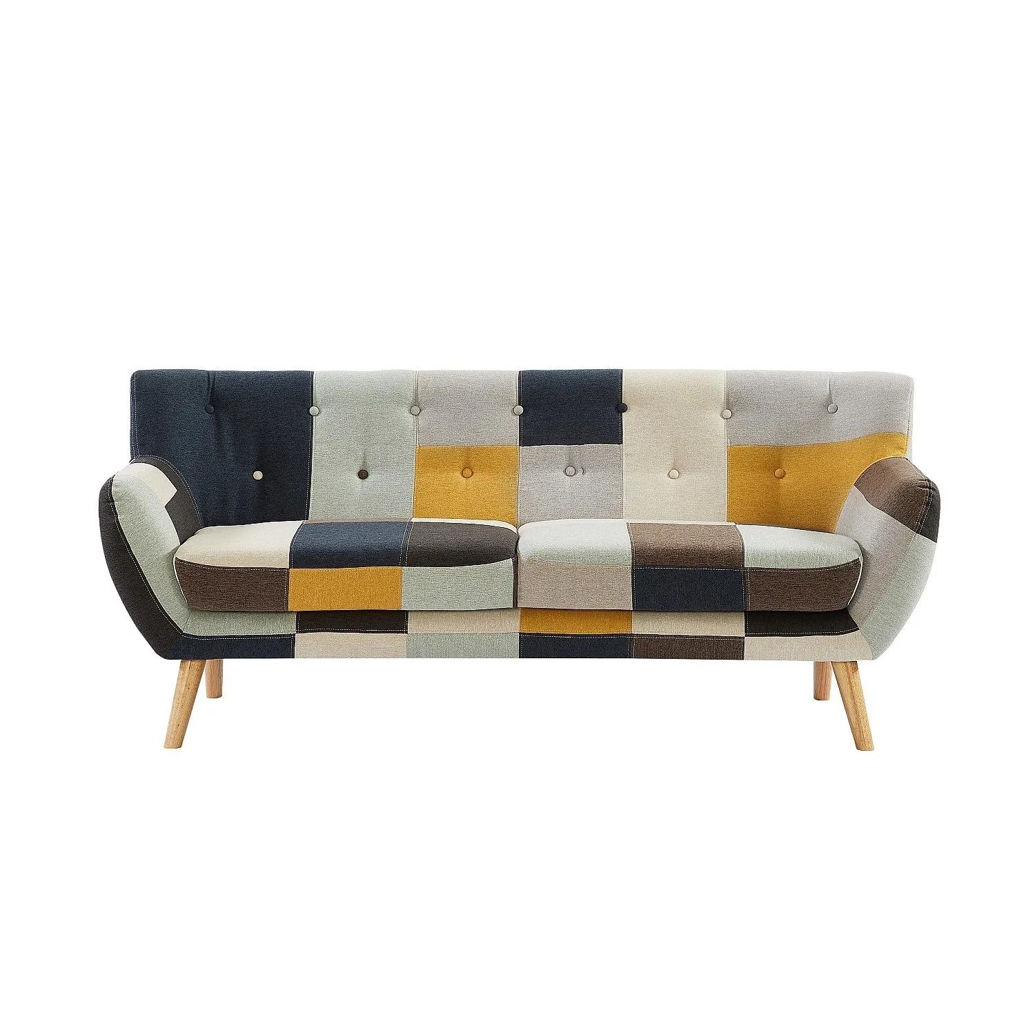 Vente-unique Sofa Ohne Schlafmöglichkeit Serti Mehrfarbig 188 cm