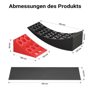 Xpotool Auffahrkeile Rund Set 13T Rundkeil Ausgleichkeil Unterlegkeil Wohnmobil