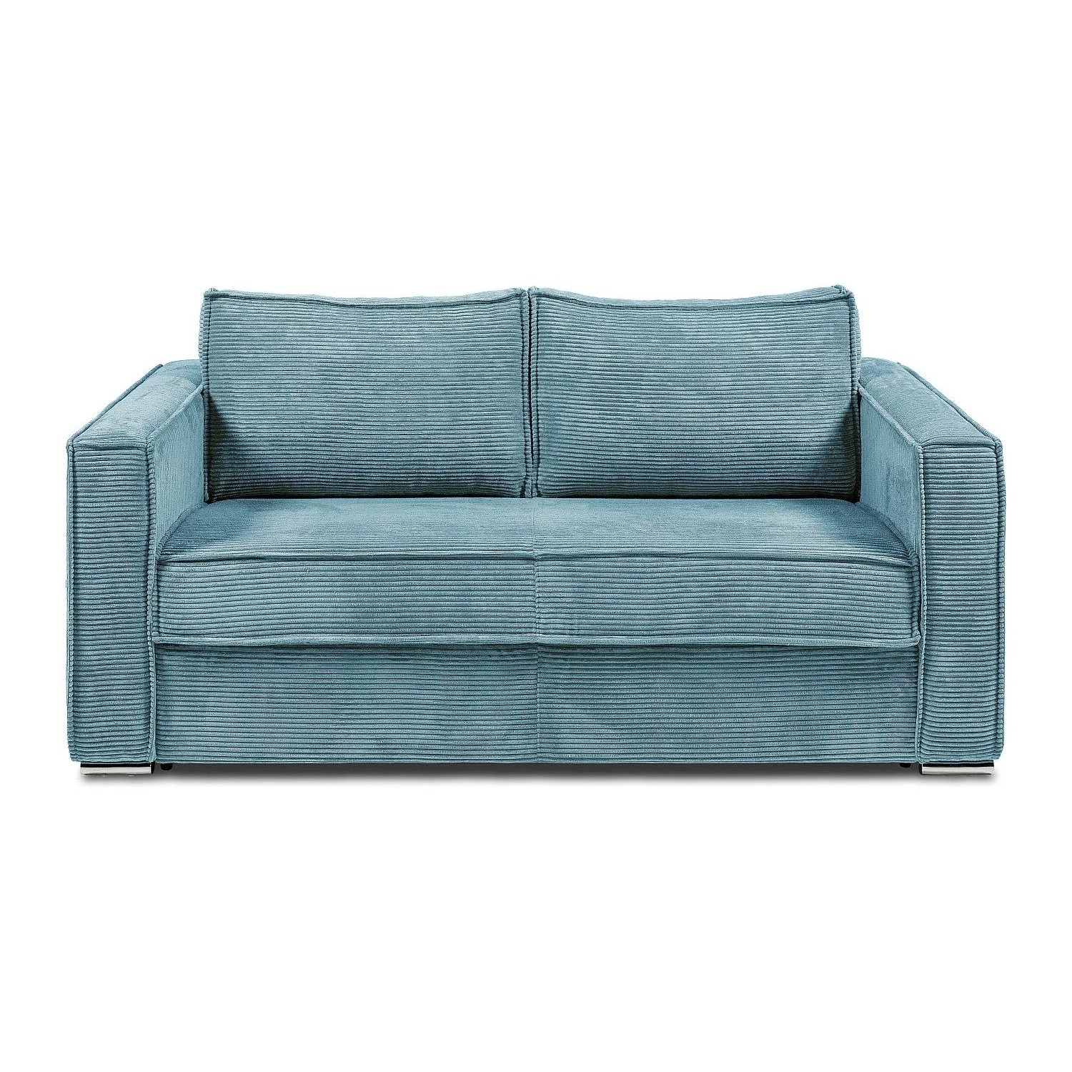 Vente-unique Schlafsofa Loreto Türkisblau 195 cm