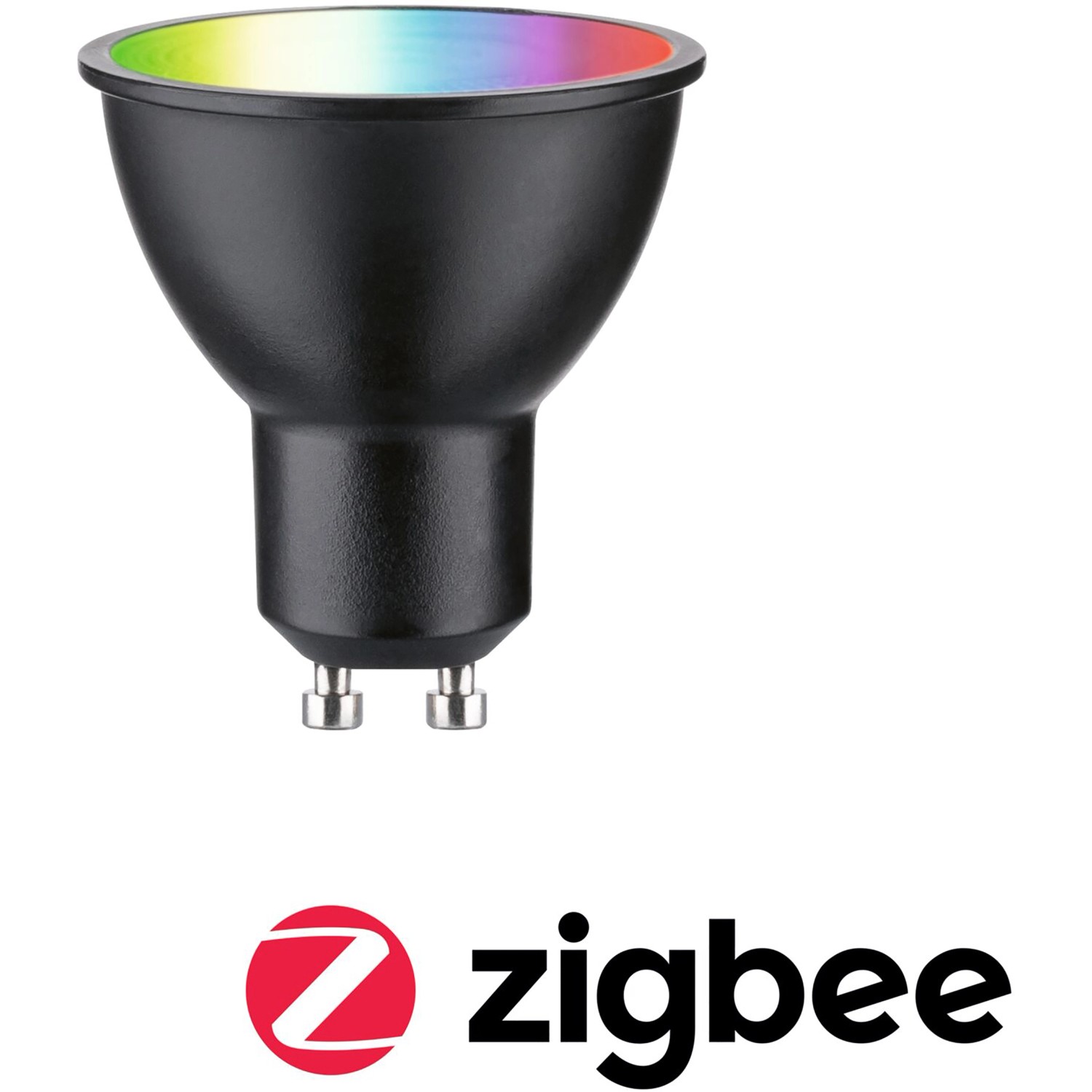 Paulmann Smart Home Zigbee 3.0 LED Reflektor GU10 350 lm 4,8 W Schwarz Matt
