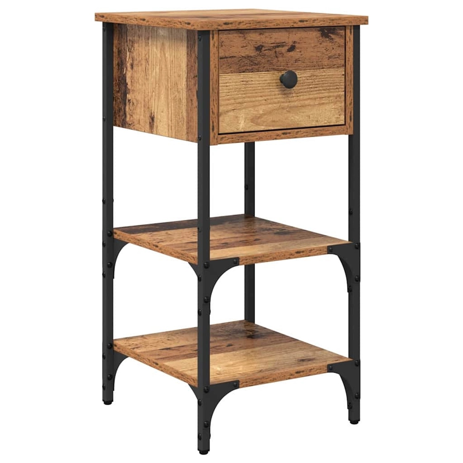 vidaXL Nachttisch mit Schubladen Altholz 871236 günstig online kaufen