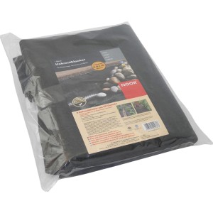 Verpackter Unkrautblocker Premium, 0,9x10m, aus Polypropylen-Gewebe für Gartenwege und Beete.