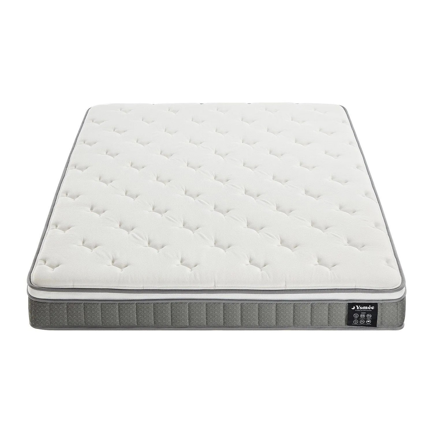 Vente-unique Standardmatratze Vitogo Weiß 190 cm