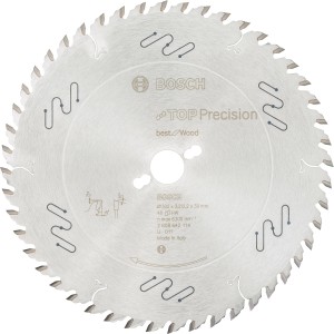 Bosch Kreissägeblatt Top Precision Best for Wood, 300 mm, 48 Zähne für präzise Holzschnitte.