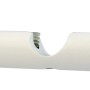 Weiße, 2-läufige Gardinenstangen-Halterung Function von Mydeco, Ø 2 cm.