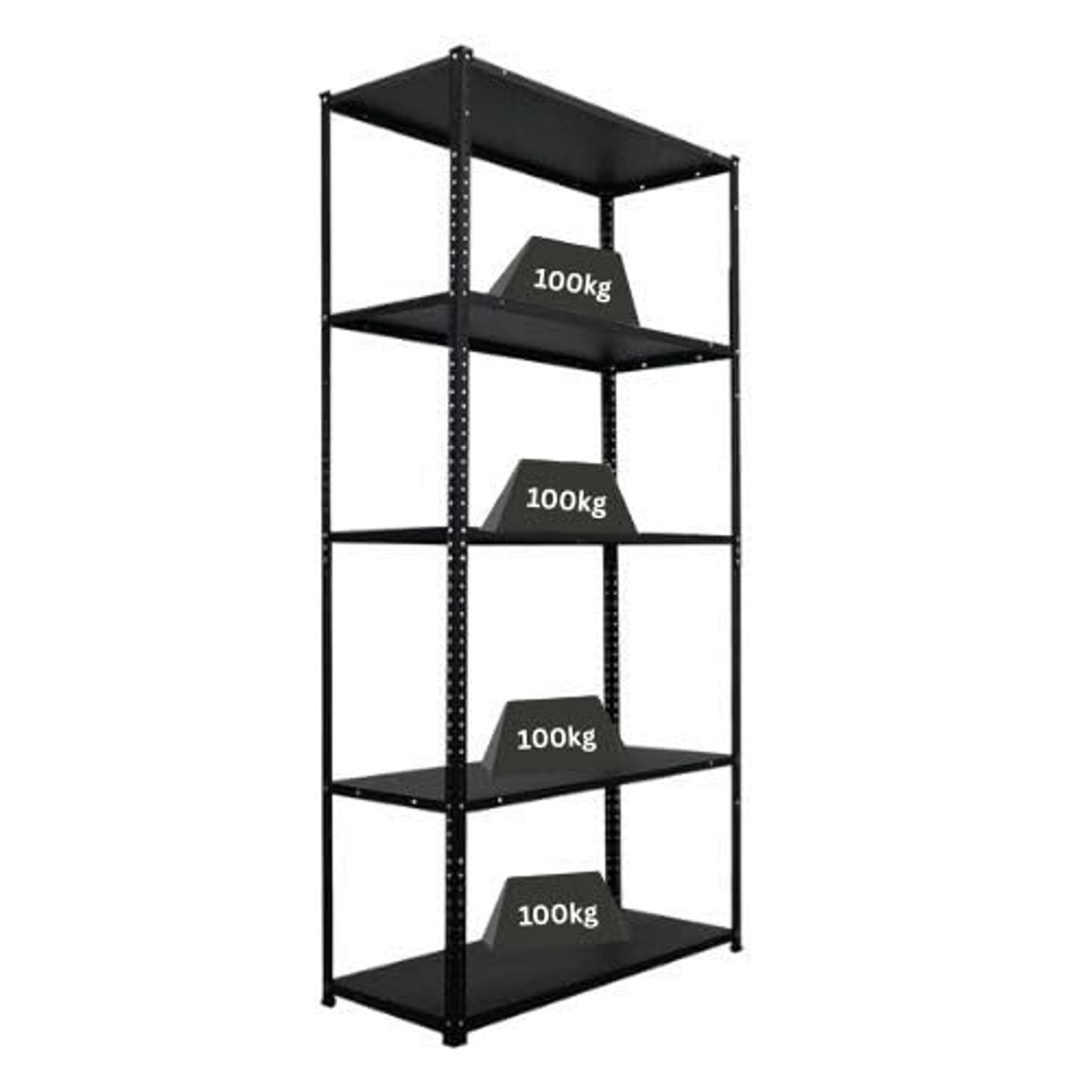 PROREGAL Schraubregal Haldor HxBxT 180x90x40cm  5 Stahlplatten-Ebenen Fachl günstig online kaufen
