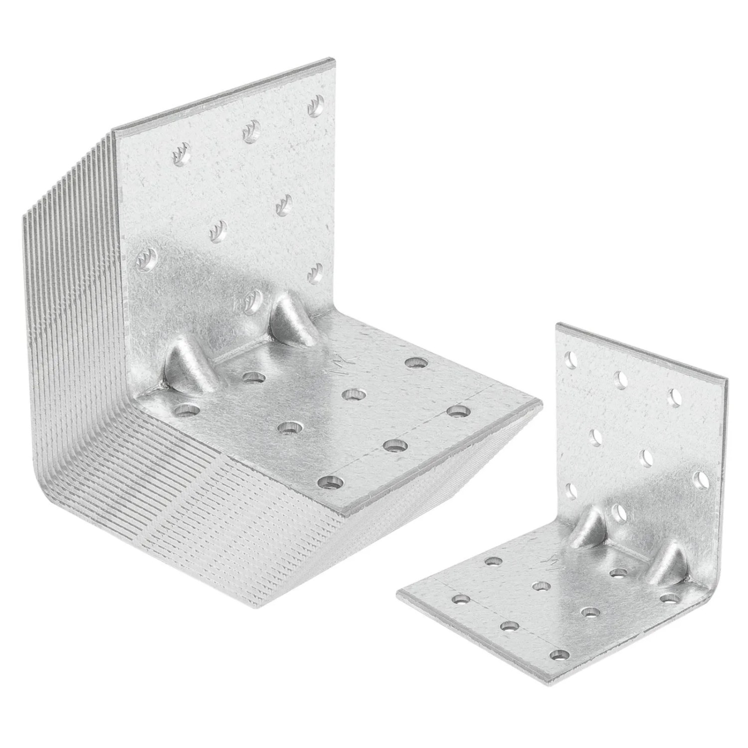 SOTECH 20er Set Winkelverbinder 90 Grad mit Sicke 60 x 60 x 60 x 2,5 mm