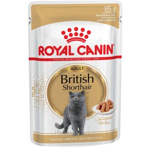 Royal Canin British Shorthair Adult Katzenfutter Nass, 85g Portionsbeutel.