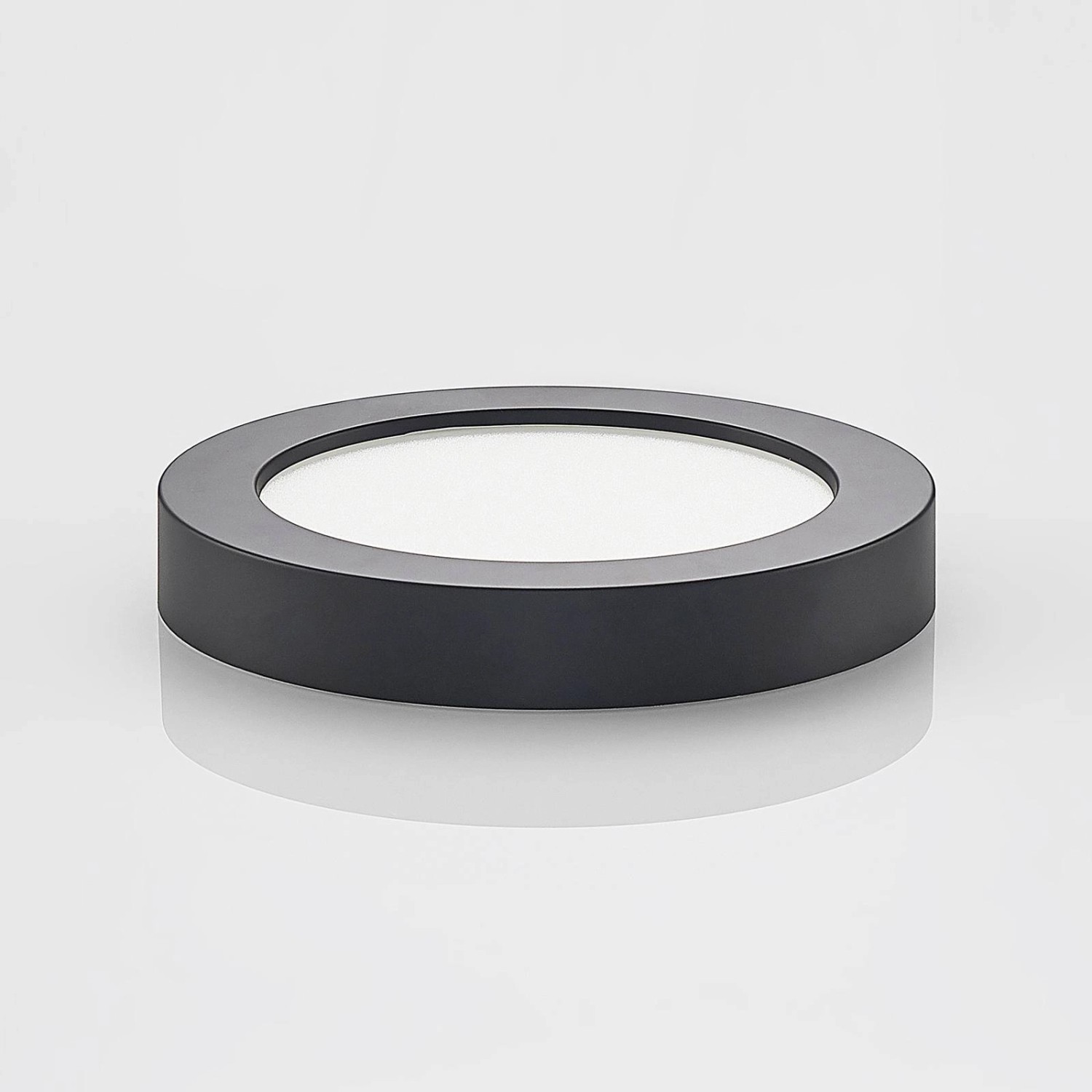 PRIOS LED Deckenleuchte Edwina 9917074 Modern in Schwarz aus Aluminium 1-flammig Badezimmerleuchte_7