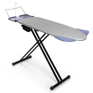 BigDean Bügelbrett XXL 120 x 45 cm Bügelfläche Ausklappbare Schulterpassform