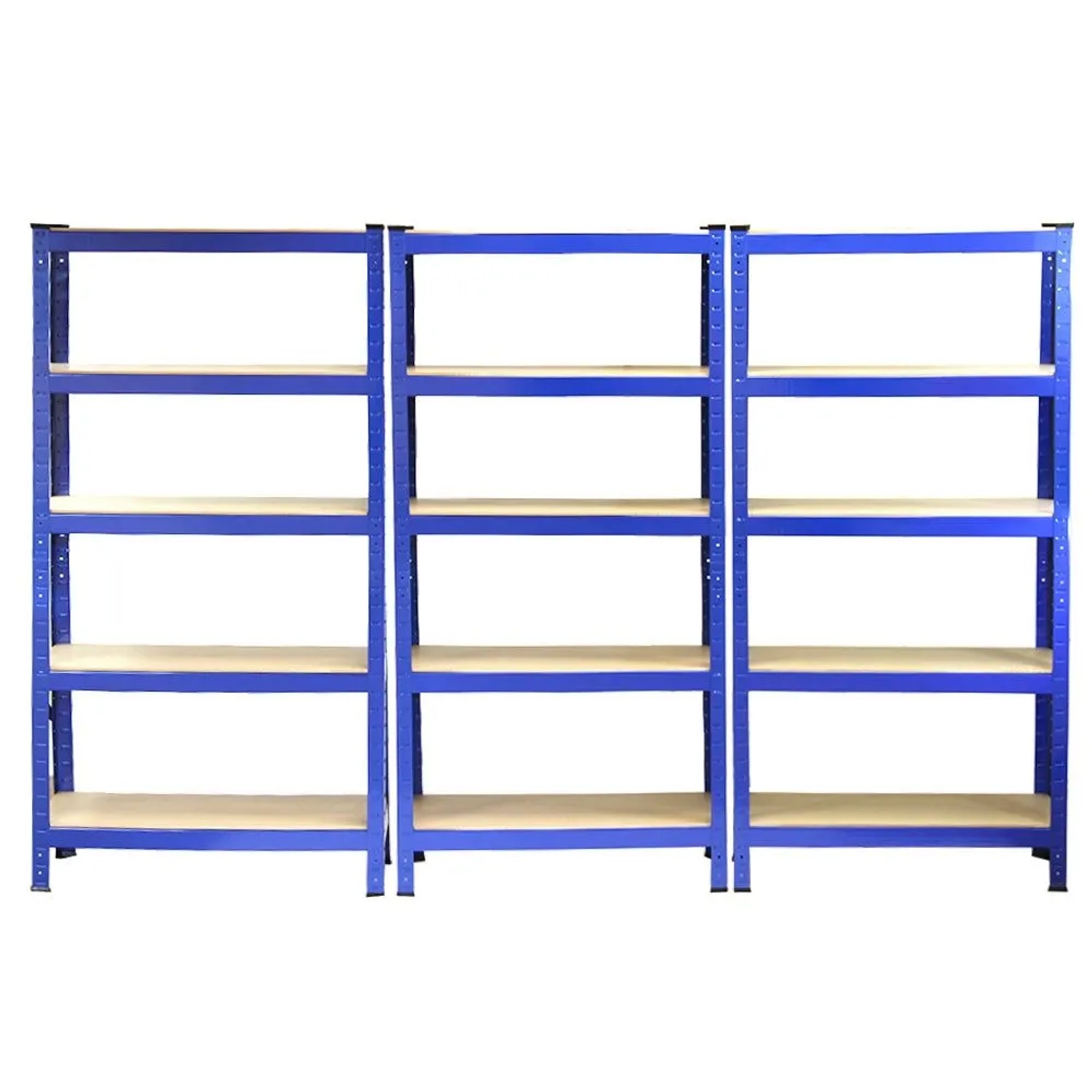 Monstershop 3 x Monster Racking T-Rax 75cm Lagerregal - Blau