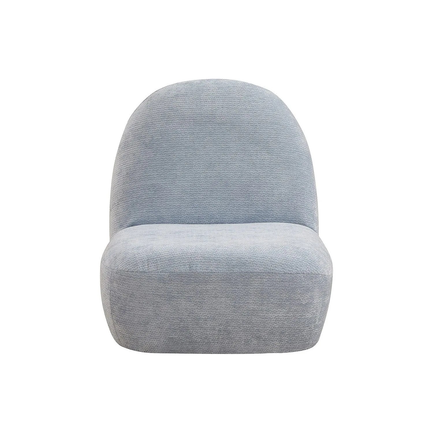 Vente-unique Sessel Mit Gerader Rückenlehne Maldano Hellblau 52.5 cm