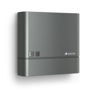 Steinel NightmatiQ Dämmerungsschalter in Anthrazit für automatische Beleuchtung.