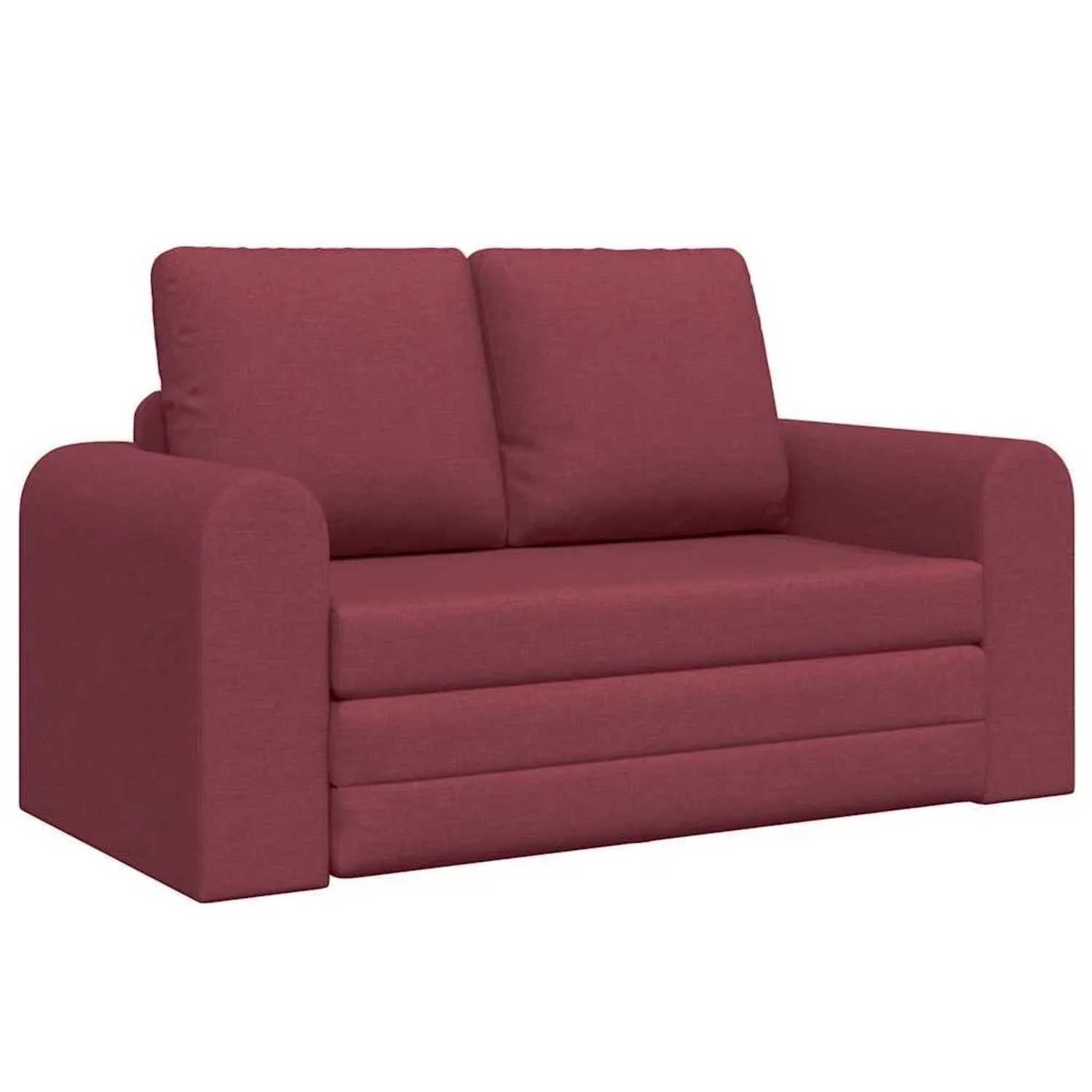 vidaXL Schlafsofa 60cm Weinrot Stoff 4106676
