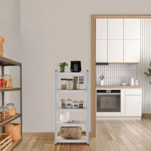 Relaxdays Schwerlastregal Stahl Silber 750 kg 150 cm x 70 cm x 30 cm